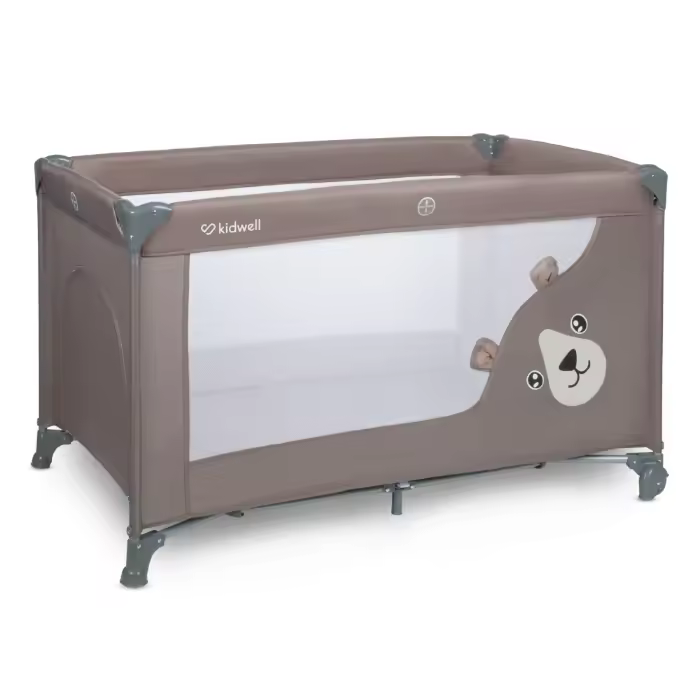 Cama de viagem 1 nível Kidwell Blissy Basic Beige - 1