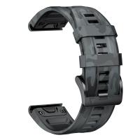 Correa De Reloj De Silicona Camuflaje QuickFit 22mm 26mm Para Garmin Fenix 6X 7X pro Compatible Con Fenix 6Pro 5Plus - details 4
