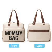 Bolso De Diaper PANGDUBE Para Padres Con Gran Capacidad Bolso De Mano Y Mochila Para Bebé Bolsa Materna Y Dad Materiales De Cuero Estilo Suits Cierre De Cremallera - details 6