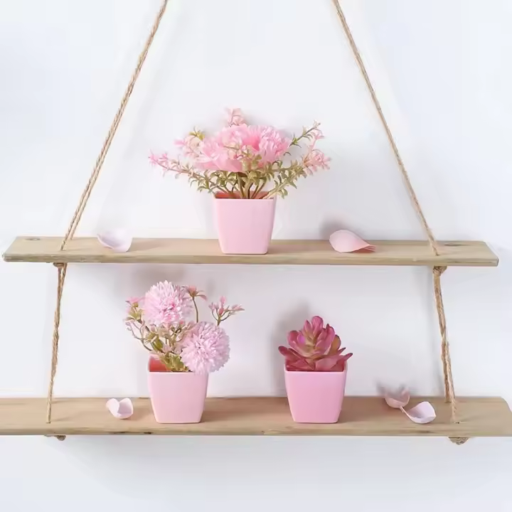 Mini Plantilla De Flores Artificiales Para Decoración Del Hogar Y Oficina Uso Año round Para Mesas Y Estantes En Habitaciones Estudios Y Dormitorios - 1