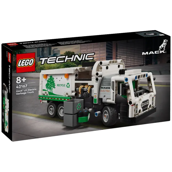 LEGO TECHNIC - CAMIÓN DE RESIDUOS MACK LR ELECTRIC, 42167, TIENDA CON LICENCIA OFICIAL - 1