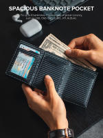 Credit Card Holder  RFID Blocking Bifold Wallet Men's Wallet with Coin Compartment and Banknote Compartment - details 13
