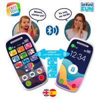 Cefa Toys , Infinifun Teléfono de juguete  Dúo Bluetooth con Pantalla Táctil , Luces y Sonidos, Incluye Juegos de Números, Vehículos, Colores y Animales. - details 0