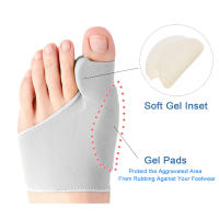 Corrector De Bollo Y Dedo Hallux Valgus 2Pcs Separador De Dedos Ortopédico Para Alivio Del Dolor De Pies Herramienta De Corrección Pedicura - details 2