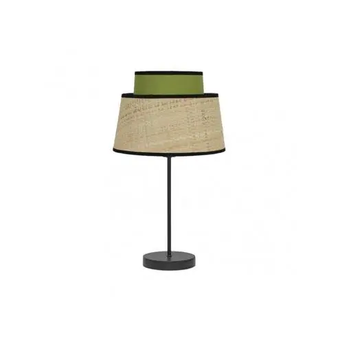 FABRILAMP Lámpara de Mesa Sobremesa Jia 1xe14 Natural/verde 40x20x20 Cm - Estilo Moderno - 1