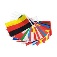 24pcs Bandera De Países Europeos Para Euro Cup Decoración De Fiesta De Fútbol Bunting De Banderas Nacionales De Lona No Tejida - details 2