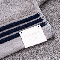 Scalpers Home Toalla de baño 90x150cm 100% Algodón 550GSM gris con rayas - details 4
