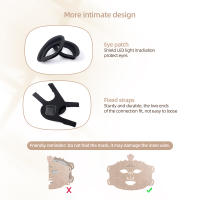 Máscara Facial De Silicona LED 3D Con Terapia De Luz Roja Para Belleza Y Cuidado De La Piel 7 Colores Reparación Y Blanchimente Sin Cable - details 15
