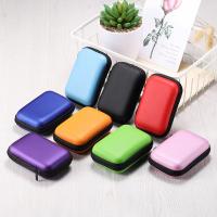 Estuche Portátil Para Auriculares Y Monedas Organizador De Cables Y Tarjetas De Memoria Accesorio De Cabezo De Tamaño 11x8x4cm - details 0