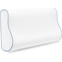 COSHANO Almohada Cervical Viscoelastica, Antiácaros, Antialérgica, Transpirable, Ortopédica, Forro Extraíble 50x30x10/80 - details 0