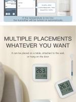 Sensor De Temperatura Y Humedad Bluetooth Con Pantalla LCD Mini Control Remoto Por Tuya APP Y Voz Compatible Con Google Thermometer Hygrometer - details 12