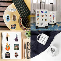 50PCS Pegatinas De Novela Cartoon Throne of Glass Para Laptop Suitcase Skateboard Moto Guitarra Botella Decalcomanía DIY - details 5