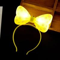 Diadema De Lujo Con LED Multicolor Para Mujer Diadema De Princesa Con Lazo Luminoso Para Fiesta De Boda Decoración De Fiesta - details 6