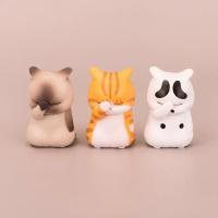 Muñeco De Gato Kawaii Lindo Figuras De Adorno Mini Modelo Para Escritorio Juguetes Para Niños Decoración Para Hogar Y Oficina Regalos - details 0