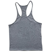 Chaleco De Entrenamiento Casual Para Hombres De Color Sólido Talla Grande Estilo Europeo Y Americano Para Verano - details 2