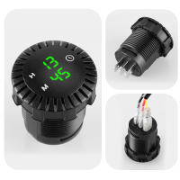 Reloj Digital Táctil Para Coche Barco Moto 12V/24V Pantalla LED Impermeable Panel Automotriz Material Plástico Y Metal - details 5