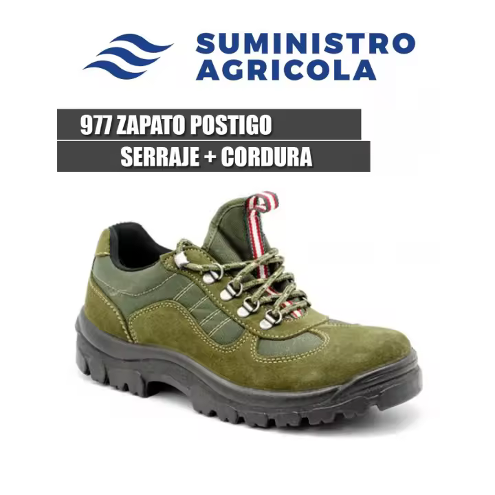 ZAPATO POSTIGO TREKKING EN PIEL DE SERRAJE + CORDURA - 1