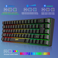 Teclado De Juego Ergonómico Mini 60% Con Retroiluminación RGB Teclado Membránico Compacto Para Windows PC Laptop Tableta - details 9