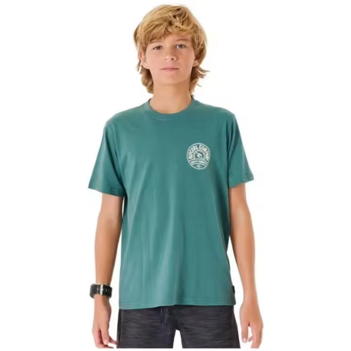Camiseta Rip Curl Stapler Niño Azul - 1