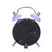 Reloj De Alarma De Doble Campana Para Luchar Contra Los Durmientes Fuertes Operado Por Batería Estilo Moderno Para Decoración De Dormitorio Y Hogar - details 5