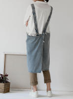 Delantal De Lona Algodón Puro Lavado Vaquero Para Publicidad Y Cocina Bib Overalls Material De Algodón Origen China - details 9