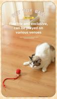Juguete Interactivo Para Gatos Y Perros Bola Automática Recargable Imitación De Rata Inteligente Entrenamiento De Mascotas Material Plástico - details 5