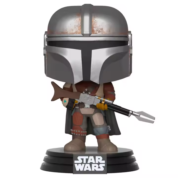 Figura Pop Star Wars Mandalorian: Mandalorian-Figura de Vinilo Coleccionable - Idea de Regalo- Mercancia Oficial - Juguetes para Niños y Adultos - Movies Fans - Muñeco para Coleccionistas y Exposición - 1