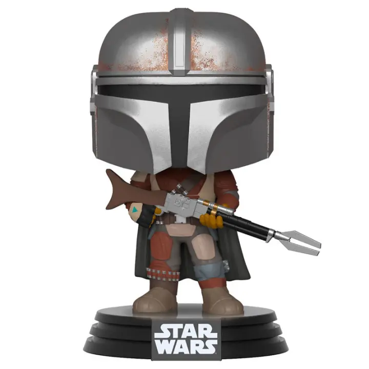 Figura Pop Star Wars Mandalorian: Mandalorian-Figura de Vinilo Coleccionable - Idea de Regalo- Mercancia Oficial - Juguetes para Niños y Adultos - Movies Fans - Muñeco para Coleccionistas y Exposición - 1