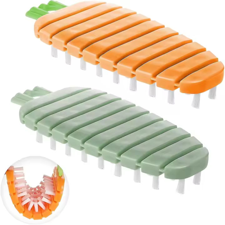 Bcwd 2 Piezas De Limpieza De Frutas Y Verduras Depurador De Patetas Productos Y Cuchillo De Zanahoria - 1