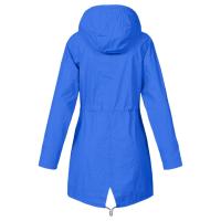 Chaqueta Impermeable Para Mujer Larga Abrigo De Lluvia Con Capucha Para Ciclismo Y Escalada Técnica De Poliéster Secado Rápido - details 37