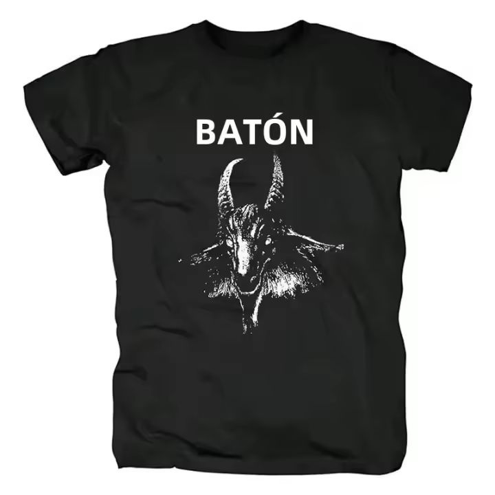 Camiseta Bathory Black Metal Venom Talla Grande Hombre Verano Manga Corta Algodón Estilo Casual Hip Hop Mujer Streetwear - 1