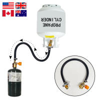 Kit De Inflado De Tanque De Gas Para Camping Adaptador De Recarga Butano Con Válvula De Cilindro Herramienta De Aluminio No Desechable - details 3
