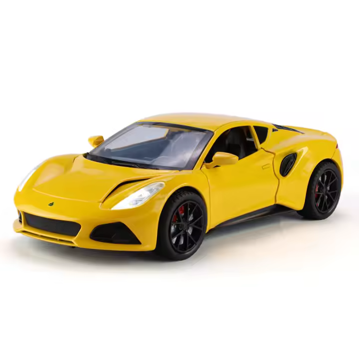 Coche De Juguete Lotus Emira a Escala 1/24 En Aleación De Zinc Con Sonido Y Luz Modelo Deportivo Para Coleccionistas Boys - 1