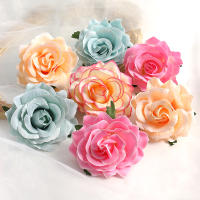 2/5Pcs Rosas Artificiales De 11CM Para Decoración De Hogar Y Jardín Decoración De Boda Y Fiesta Accesorios Para Manualidades - details 0