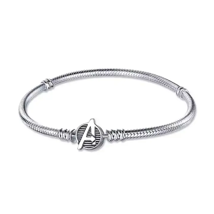 Charms De Héroe Arácnido De Miniso 925 Plata Esterlina Para Pulsera Original Diseño De Película Anime Bolas De Adornos Irregulares - 1