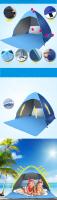 Carpa de playa automática plegable - Despliegue rápido, protección UV y diseño portátil para camping/playa（145*165*110CM） - details 3