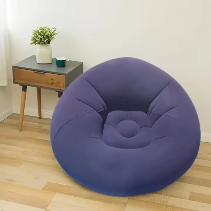 Sofá Inflable Grande Para Descanso En Exterior Y Sala De Estar Asiento De Lujo PVC Polipropileno Silla Colchón Para Camping - 1