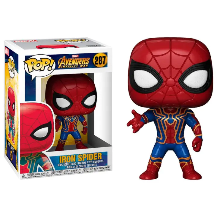 Figura Pop Marvel Avengers Infinity War Iron Spider-Figura de Vinilo Coleccionable - Idea de Regalo- Mercancia Oficial - Juguetes para Niños y Adultos - Movies Fans - Muñeco para Coleccionistas y Exposición - 1