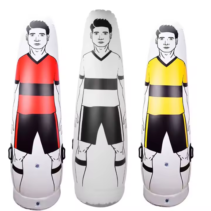 Pelota De Fútbol Inflable De 175CM Dummies De Entrenamiento Portátil Equipamiento De Defensa Para Arquero Tumbler Maniquí Escudo - 1