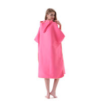 Poncho De Playa Con Capucha Para Adultos Toalla De Baño De Microfibra Toalla De Natación Wetsuit Toalla Cambio Surf - details 47