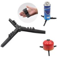 Soporte De Tanque De Gas Para Camping Plegable Y Ligero Tripode Base De Estantería Para Botella Accesorios Para Estufa De Gas Negro Tamaño 175mmx175mmx20mm Peso 40g - details 1