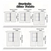 Cortinas De Bloqueo De Luz Negras Para Dormitorio Y Oficina Doble Capa No Existentes Dispositivos Inteligentes Material 100% Poliéster - details 0