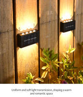 Lámpara Solar De Pared 4/6/8/10 LEDs Para Jardín Y Paisaje Exterior Luz Decorativa De Calle Impermeable Iluminación Dual - details 8
