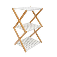 Estantería de Bambú - The Secret Home - Organizador Multiusos - Blanco y Natural - Eficiente y Decorativa - details 0