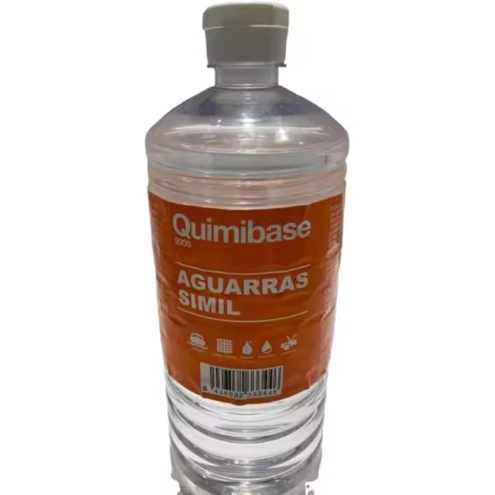 QUIMIBASE 2000 Aguarrás Simil 1L - Diluyente para esmaltes e imprimaciones sintéticas - Limpieza eficiente y fácil aplicación en superficies - Incoloro e inodoro - 1