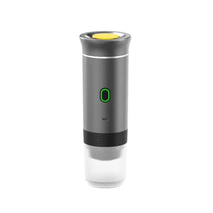 Máquina de café portátil 3 en 1 con manual, compatible con cápsulas, cápsulas de y café molido. Compacta y conveniente para uso en casa o viajes.Cafetera portátil Máquina de espresso Prensa manual Cápsula de café molido Portátil para viajes y picnic - 1