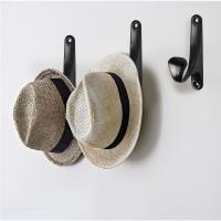 6PCS Gancho para abrigos montado en la pared, Ganchos para abrigos retro, Gancho de metal montado en la pared, Ganchos para batas negros, Gancho para toallas, Gancho para sombrero, Gancho para puerta para baño Cocina Carivent - details 3
