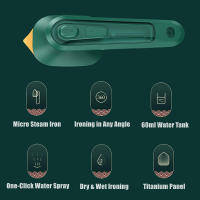 Mini Hierro Portátil Máquina De Hierro Para Ropa 30W Aplicaciones Domésticas Y Viajes Hierro De Vapor Portátil Para Ropa - details 1