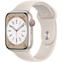Apple Watch Series 8 GPS Cellular Ca 45mm aluminio con correa deportiva Polarstern - details 0