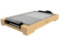 Cecotec 3091 Tasty&Grill 2000 Bamboo MixStone. Plancha de asar eléctrica de 2000 W Estructura Bambú Termostato regulable Superficie mixta Grill y plancha Revestimiento RockStone Apta lavavajillas - details 0